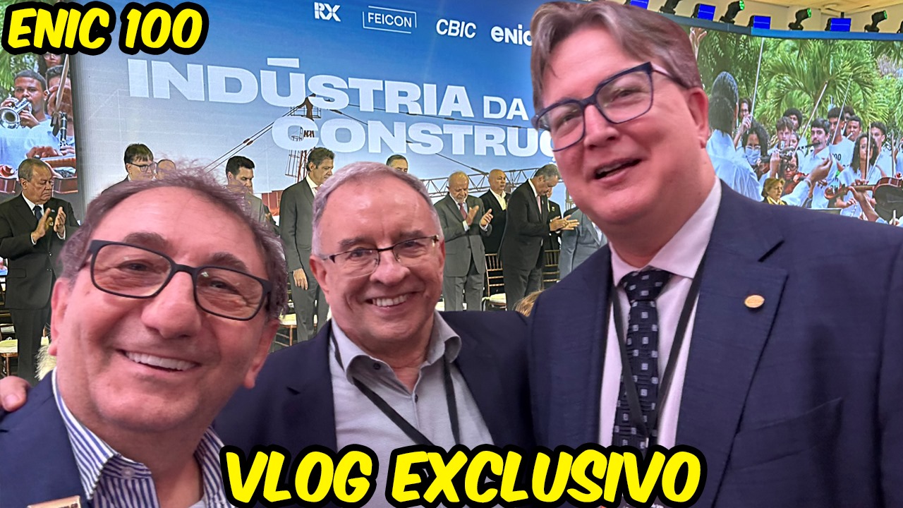 O Evento Mais Importante da Construção! | ENIC100 Vlog