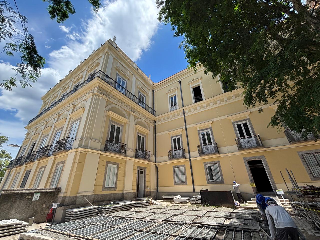 AS OBRAS DE RECUPERAÇÃO DO MUSEU NACIONAL ESTÃO A PLENO VAPOR, E A IRONBULD NÃO PODIA FICAR FORA DESSA